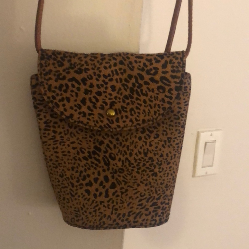 Madewell faux pony hair bag